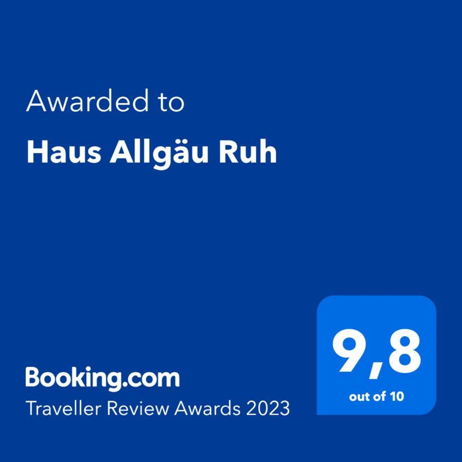 Apartament Haus Allgaeu Ruh Görisried Zewnętrze zdjęcie